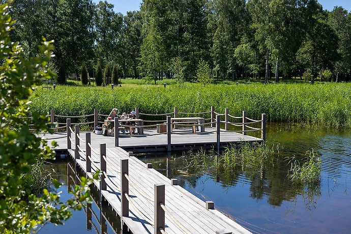 Spångar i strandparken